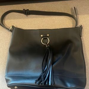 Beautiful black vegan leather bag. Excellent condition